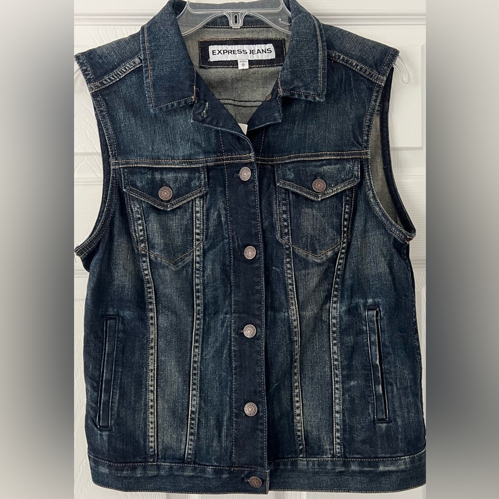 NWT Express Denim Vest